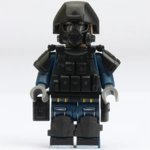 Minifigure – Special Forces Soldier SWAT police special forces unit blue (LEGO Alternative) Minifigure – Special Forces Soldier SWAT police special forces unit blue (LEGO Alternative)