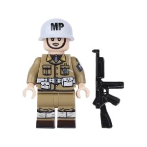 Minifigure – U.S. Army Military Police MP soldier from World War II (LEGO Alternative) Minifigure – U.S. Army Military Police MP soldier from World War II (LEGO Alternative)