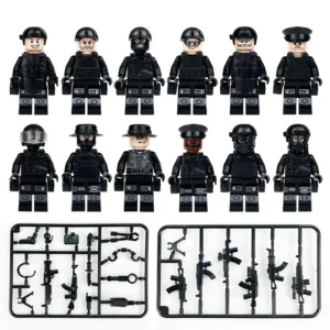 Minifigures – SWAT special police team (LEGO Alternative) Minifigures – SWAT special police team (LEGO Alternative)