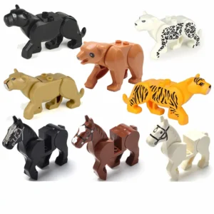 Minifigures – jungle and wild animals (LEGO Alternative) Minifigures – jungle and wild animals (LEGO Alternative)