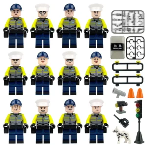 Minifigures – police officers (LEGO Alternative) Minifigures – police officers (LEGO Alternative)