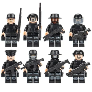 Minifigures – special police officers or SWAT (LEGO Alternative) Minifigures – special police officers or SWAT (LEGO Alternative)