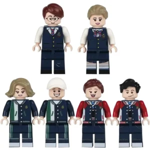 Minifigures – students in various school uniforms (LEGO Alternative) Minifigures – students in various school uniforms (LEGO Alternative)