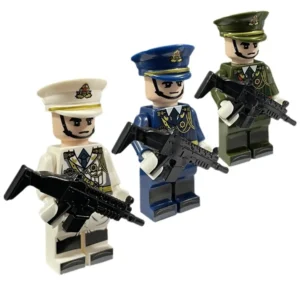 Minifigures – tri-service military honor guards (LEGO Alternative) Minifigures – tri-service military honor guards (LEGO Alternative)