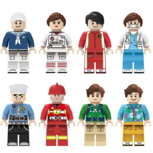 Minifigures – urban professions and citizen (LEGO Alternative) Minifigures – urban professions and citizen (LEGO Alternative)