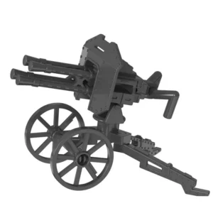 Custom Piece Miniature – quadruple mounted Maxim M1910 wheeled anti aircraft machine gun system black – 3D Print for LEGO minifigure Custom Piece Miniature – quadruple mounted Maxim M1910 wheeled anti aircraft machine gun system black – 3D Print for LEGO minifigure