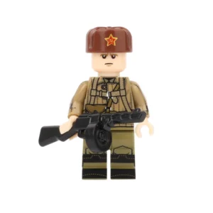 Minifigure – Soviet machine gunner (LEGO Alternative) Minifigure – Soviet machine gunner (LEGO Alternative)