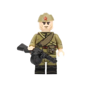 Minifigure – Soviet submachine gunner (LEGO Alternative) Minifigure – Soviet submachine gunner (LEGO Alternative)