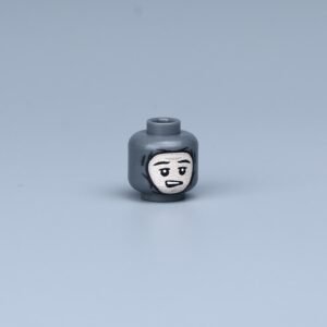Custom Piece Miniature – head for a German soldier happy, cheerful, and friendly smile – 3D Print for LEGO minifigure