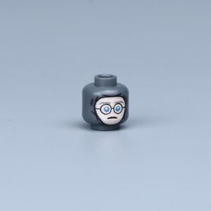 Custom Piece Miniature – head for a German soldier nervousness, apprehension, or timid concern – 3D Print for LEGO minifigure