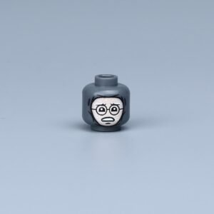 Custom Piece Miniature – head for a German surprise, shock, or alarm – 3D Print for LEGO minifigure