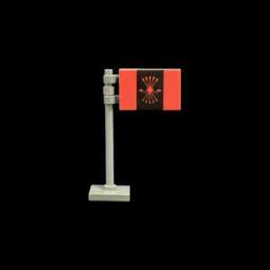 Custom Piece – Spanish Falange flag Falange Española – 3D Print for LEGO minifigure