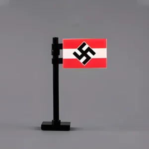 Custom Piece – historical representation of Austria under Nazi German rule during the World War II flag – 3D Print for LEGO Minifigure