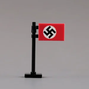 Custom Piece – national flag of Nazi Germany Swastika Flag (Hakenkreuzflagge) – 3D Print for LEGO Minifigure