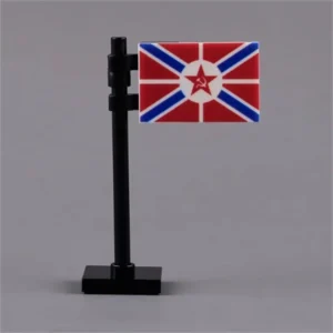 Custom Piece – national flag of Russia Naval Jack of the Soviet Union USSR – 3D Print for LEGO Minifigure