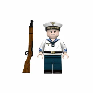 Minifigure - Gefreiter Seaman or Private First Class German Kriegsmarine (Navy) during the World War II (LEGO Compatible) Minifigure - Gefreiter Seaman or Private First Class German Kriegsmarine (Navy) during the World War II (LEGO Compatible)
