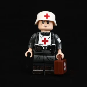 Minifigure - German combat medic (Sanitäter) World War II (LEGO Compatible) Minifigure - German combat medic (Sanitäter) World War II (LEGO Compatible)