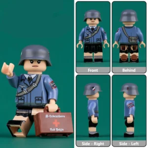 Minifigure - Jungmädel (a young member of the League of German Maidens) (LEGO C Minifigure - Jungmädel (a young member of the League of German Maidens) (LEGO C