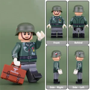 Minifigure - Obergefreiter from the elite Großdeutschland Division of the German Army Heer World War II (LEGO Compatible) Minifigure - Obergefreiter from the elite Großdeutschland Division of the German Army Heer World War II (LEGO Compatible)