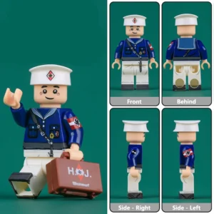 Minifigure - Scharführer a rank equivalent to a Squad Leader, from the Marine Hitler Youth (Marine-HJ) (LEGO Compatible) Minifigure - Scharführer a rank equivalent to a Squad Leader, from the Marine Hitler Youth (Marine-HJ) (LEGO Compatible)