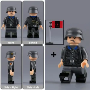 Minifigure - Spanish volunteer infantryman from the famous Blue Division División Azul German Army's 250th Infantry Division (LEGO Compatible)