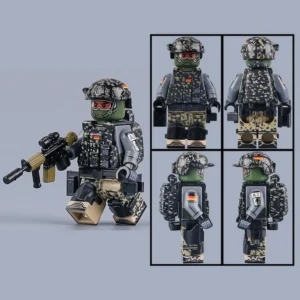 Minifigure - modern special forces operator from Germany's elite Kommando Spezialkräfte (KSK) (LEGO Compatible) Minifigure - modern special forces operator from Germany's elite Kommando Spezialkräfte (KSK) (LEGO Compatible)