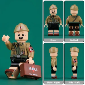 Minifigure - youth leader from the Hitler Youth (Hitlerjugend) organization of Nazi Germany during the World War II (LEGO Compatible) Minifigure - youth leader from the Hitler Youth (Hitlerjugend) organization of Nazi Germany during the World War II (LEGO Compatible)