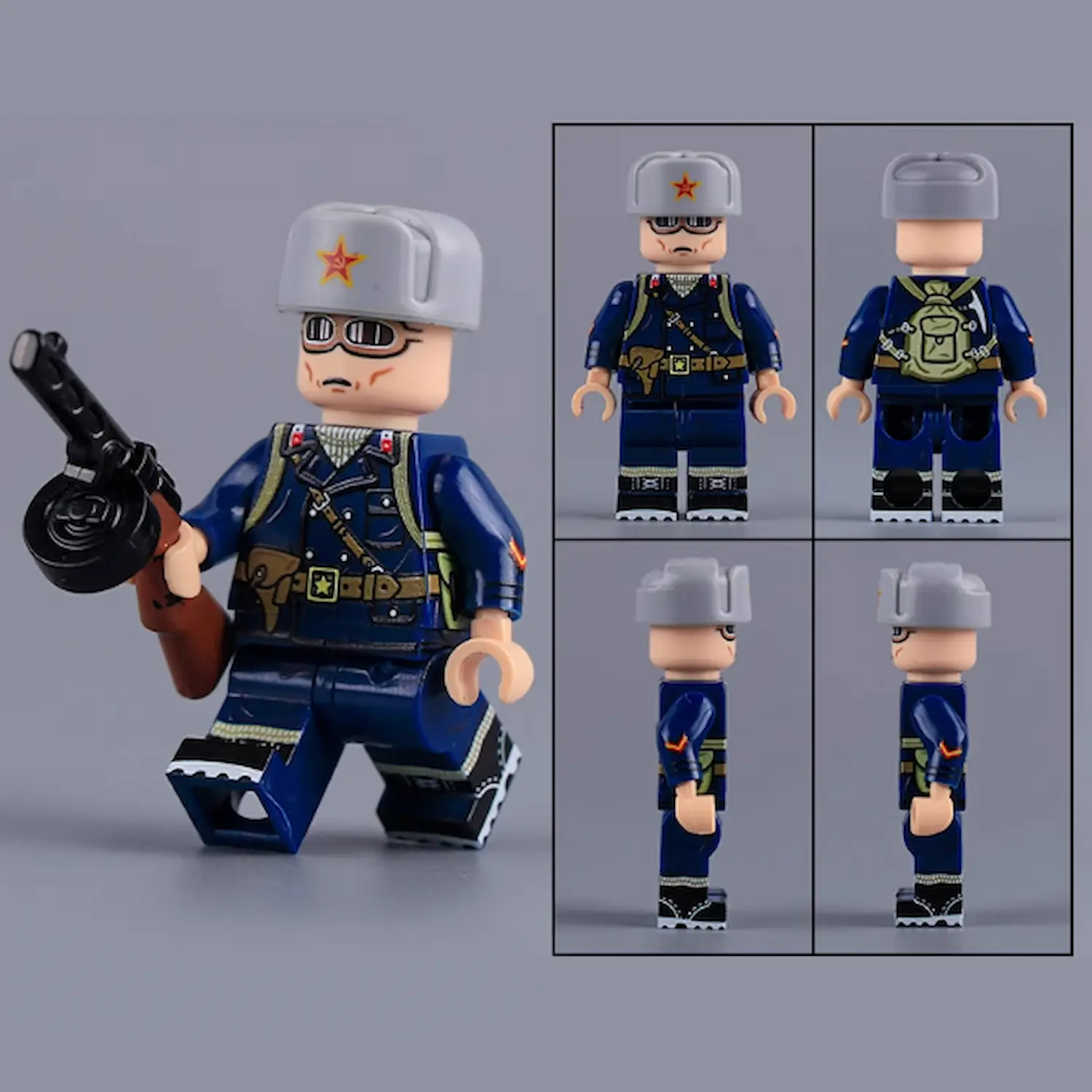 Minifigure – Soviet NKVD Internal Troops World War II (LEGO Compatible) Minifigure – Soviet NKVD Internal Troops World War II (LEGO Compatible)