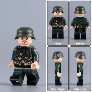 Minifigure - German Grenadier from World War II (LEGO Compatible)