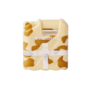 Custom Piece Miniature – German Jerrycan fuel can from North African Campaign of the World War II light with two-tone desert camouflage pattern – 3D Print for LEGO Minifigure