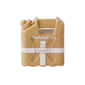 Custom Piece Miniature – German Jerrycan fuel can from the World War II sand yellow desert tan – 3D Print for LEGO Minifigure