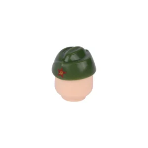 Custom Piece Miniature – Soviet Red Army Pilotka military cap World War II – 3D Print for LEGO minifigure