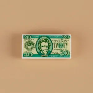 Custom Piece Miniature – United States twenty-dollar bill custom-printed tile – 3D Print for LEGO minifigure