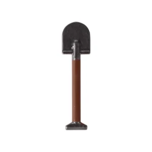 Custom Piece Miniature – military entrenching tool e-tool spade with dark metal-colored blade– 3D Print for LEGO minifigure Custom Piece Miniature – military entrenching tool e-tool spade with dark metal-colored blade– 3D Print for LEGO minifigure