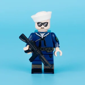 Minifigure - United States Navy Petty Officer (NCO) from the World War II - LEGO Compatible