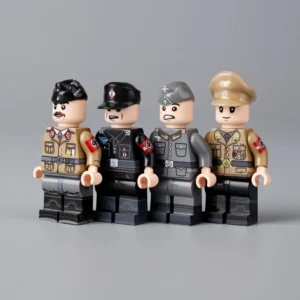 Minifigure – leaders from various state and paramilitary organizations in Nazi Germany during the World War II (LEGO Compatible)