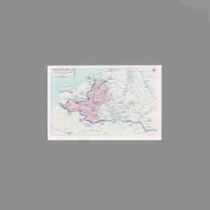 Custom Piece Printed Tile – 1940 German operations in France, also known as the Battle of France (or Fall Gelb Case Yellow) military map – 3D Print for LEGO minifigure
