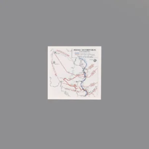 Custom Piece Printed Tile – 1944 German Ardennes Offensive, the Battle of the Bulge military map – 3D Print for LEGO minifigure