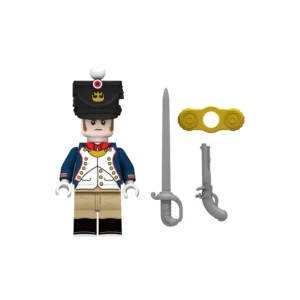Minifigure - French Line Infantry Officer (specifically an officer of the Fusiliers) from the Napoleonic Wars (LEGO Compatible) Minifigure - French Line Infantry Officer (specifically an officer of the Fusiliers) from the Napoleonic Wars (LEGO Compatible)
