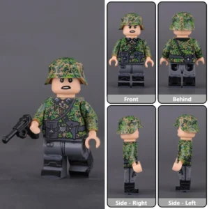 Minifigure - German Waffen-SS Lieutenant SS-Obersturmführer from World War II (LEGO Compatible) Minifigure - German Waffen-SS Lieutenant SS-Obersturmführer from World War II (LEGO Compatible)