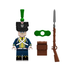 Minifigure - Hessian Light Infantryman (specifically from the Grand Duchy of Hesse-Darmstadt) during the Napoleonic Wars (LEGO Compatible) Minifigure - Hessian Light Infantryman (specifically from the Grand Duchy of Hesse-Darmstadt) during the Napoleonic Wars (LEGO Compatible)