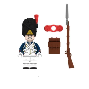 Minifigure - Napoleon Bonaparte's French Army Grenadier of the Imperial Old Guard (LEGO Compatible) Minifigure - Napoleon Bonaparte's French Army Grenadier of the Imperial Old Guard (LEGO Compatible)