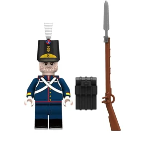 Minifigure - Portuguese Line Infantryman (specifically from the 8th Infantry Regiment) during the Napoleonic Wars (LEGO Compatible) Minifigure - Portuguese Line Infantryman (specifically from the 8th Infantry Regiment) during the Napoleonic Wars (LEGO Compatible)