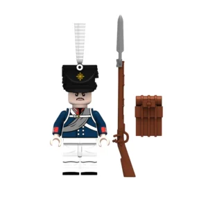 Minifigure - Prussian Foot Guard (Preußische Garde zu Fuß) soldier from the Napoleonic Wars (LEGO Compatible) Minifigure - Prussian Foot Guard (Preußische Garde zu Fuß) soldier from the Napoleonic Wars (LEGO Compatible)