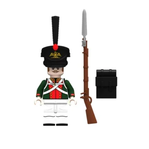 Minifigure - Russian Line Infantryman (specifically a Musketeer or NCO) from the Napoleonic Wars (LEGO Compatible) Minifigure - Russian Line Infantryman (specifically a Musketeer or NCO) from the Napoleonic Wars (LEGO Compatible)