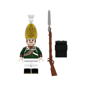 Minifigure - Russian Pavlovsky Grenadier from the Napoleonic Wars (LEGO Compatible) Minifigure - Russian Pavlovsky Grenadier from the Napoleonic Wars (LEGO Compatible)
