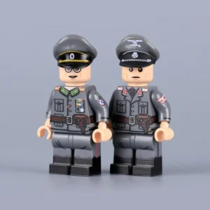 Minifigure - high-ranking officers from two different German foreign volunteer legions during World War II (LEGO Compatible) Minifigure - high-ranking officers from two different German foreign volunteer legions during World War II (LEGO Compatible)