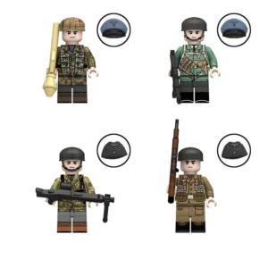 Minifigure – German Luftwaffe (Air Force) ground combat personnel from World War II (LEGO Compatible) Minifigure – German Luftwaffe (Air Force) ground combat personnel from World War II (LEGO Compatible)