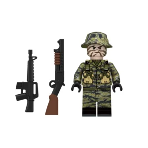 Minifigure – U.S. Special Forces operator the Vietnam War (LEGO Compatible) Minifigure – U.S. Special Forces operator the Vietnam War (LEGO Compatible)