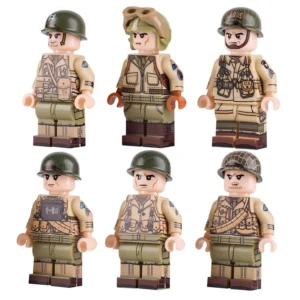 Minifigure – United States Army participated in the D-Day invasion of Normandy in 1944 during World War II (LEGO Compatible) Minifigure – United States Army participated in the D-Day invasion of Normandy in 1944 during World War II (LEGO Compatible)